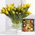 Send Bouquet-of-tulips-with-a-box-of-chocolates to Lithuania
