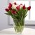 Send Bouquet-of-White-and-Red-Tulips-Mid to Estonia