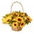 Send Sunflower-Basket to Lesotho