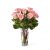 Send Long-Stem-Pink-Rose-Bouquet to Chile