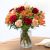 Send Mixed-bouquet-of-warm-orange-and-red-tones to Spain