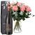 Send 12-Pink-Roses-with-greenery-and-Amarone-Albino-Armani-DOCG-75cl-Min to Switzerland
