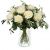 Send 12-White-Roses-with-greenery-Min to Switzerland