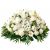 Send Funeral-cushion-of-white-flowers-Max to Luxembourg
