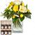 Send March-Bouquet-of-the-Month-with-honey-gift-set to Switzerland
