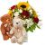 Send Summer-Magic-with-two-teddy-bears-white-brown to Switzerland