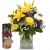 Send Summer-Sunshine-with-Lilies-and-Gottlieber-cocoa-almonds-and-hanging-gift-tag-Thank-You to Switzerland