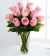 Send The-Long-Stem-Pink-Rose-Bouquet-by-FTD-VASE-INCLUDED to Turks and Caicos Islands
