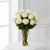 The White Rose Bouquet by FTD - VASE INCLUDED