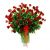 100 Red Roses in Vase-Min