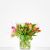 Bouquet: Colourful tulips; excl vase.