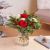 A festive and chic bouquet