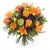 Special bouquet with orange roses-Min