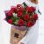 Luxury Dozen Large Headed Red Roses.