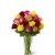 The FTD Bright Spark Rose Bouquet