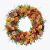 Funeral Wreath Warm w Ribbon 240441