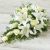 White Rose and Lily Spray.