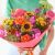 Summer Radiance Trending Bouquet Without Lilies.