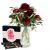 7 peonies burgundy with greenery and Gottlieber Hueppen 'For