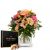 Flower bouquet 'Lovely' with Avelines pralines from Maestran