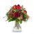 Flower bouquet Winter Time with Christmas lights
