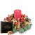 Candle arrangement 'Festive Glamorous' with Avelines praline