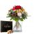 Flower bouquet 'Gift from Santa Claus' with Avelines praline