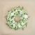 White and Green Funeral Wreath