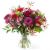 Charming pink/red bouquet, excl. vase