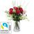 Send 7-Red-Fairtrade-Max-Havelaar-Roses-with-greenery to Switzerland