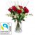 Send 9-Red-Fairtrade-Max-Havelaar-Roses-with-greenery to Switzerland