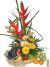 Send Arrangement-of-Cut-Flowers-with-fruits to Malaysia