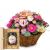 Send Basket-Filled-with-Delicate-Flowers-with-Swiss-blossom-honey to Switzerland