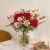Send Bouquet-with-Lisianthus-Roses-Carnations to Spain