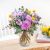 Send Bouquet-with-carnations-and-crisantemos to Portugal