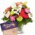 Send Mothers-Day-Bouquet-with-bar-of-chocolate-Thank-you to Switzerland