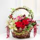 Send Wonderful-Flower-Arrangement-in-Basket to Hungary