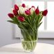 Send Bouquet-of-White-and-Red-Tulips-Max to Lithuania
