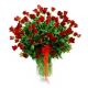 Send 100-Red-Roses-in-Vase to Lesotho