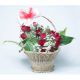 Red rose basket