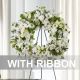 Send Wreath-with-ribbon to Bahamas