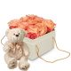 Send Flowerbox-Vienna-15-cm-with-teddy-bear to Switzerland