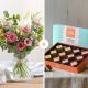 Send Enamorados-bouquet-with-Trapa-Chocolate-Box to Portugal