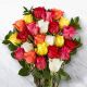 Send Mixed-Rose-Bunch-24 to South Africa