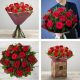 Send Valentines-12-Red-Rose-Hand-tied to Gibraltar