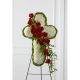 Floral Cross Easel