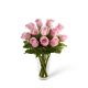Send The-Long-Stem-Pink-Rose-Bouquet-by-FTD-VASE-INCLUDED to Venezuela