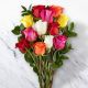 Send 12-Mixed-Roses-Bunch to Malawi