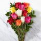 Send 12-Mixed-Roses-in-a-bunch to Zimbabwe