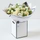 Send Beautifully-Simple-White-Flower-Bouquet to Ireland